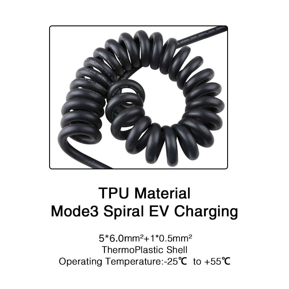 EV Charging Cable 32A Three Phase 22kw 5m For IEC 62196-2