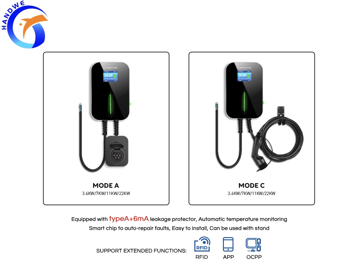 16A 32A Type 2 IEC 62196-2 charging box mode A mode C.jpg