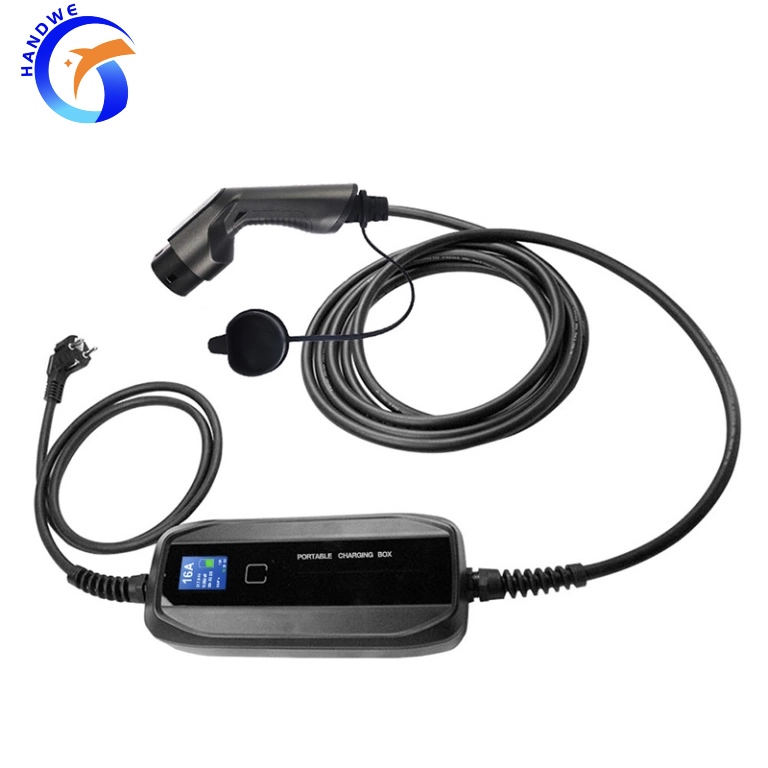 Portable EV Charger 10A 16A with SAE J1772 Cable Type 1 plug item HWPC0110 HWPC0116